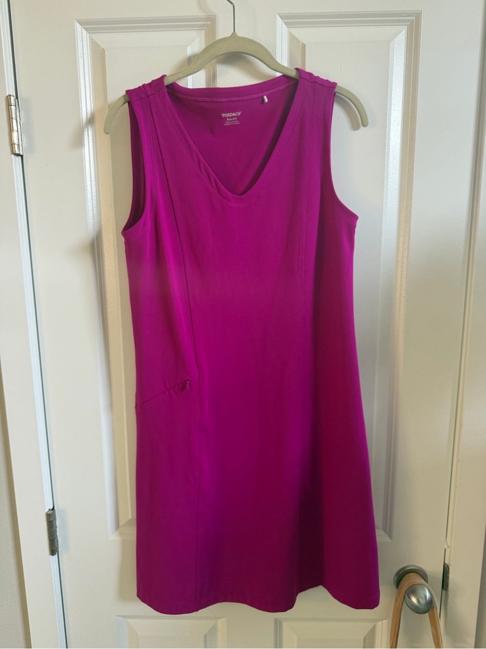 Toad and Co magenta dress